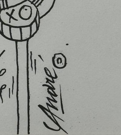 André Saraiva -  Mr. André - Dessin signé 2