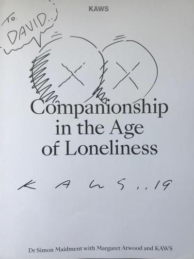 Kaws - Companionship in the Age of Loneliness - Dessin signé - 2019 2