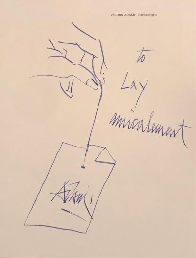 Valerio Adami - Sans titre -  Dessin signé 2
