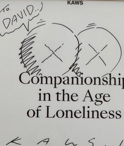 Kaws - Companionship in the Age of Loneliness - Dessin signé - 2019 2