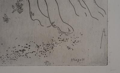 Marc CHAGALL: The coachman who lost his way, Original signed engraving 2