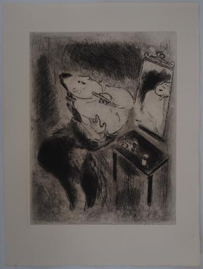 Marc CHAGALL : La toilette, Gravure originale 2