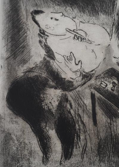 Marc CHAGALL : La toilette, Gravure originale 2