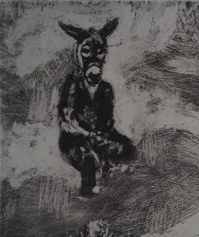 Marc CHAGALL : Le charlatan, Gravure originale signée 2