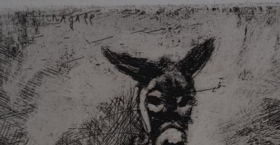 Marc CHAGALL : Le charlatan, Gravure originale signée 2