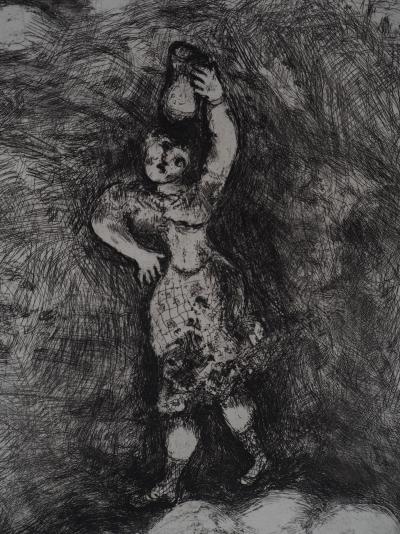 Marc CHAGALL : La laitière, Gravure originale signée 2