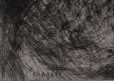 Marc CHAGALL : Le rat et l’éléphant, Gravure originale signée 2
