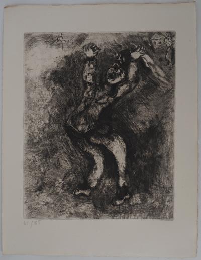 Marc CHAGALL : La folie, Gravure originale signée 2