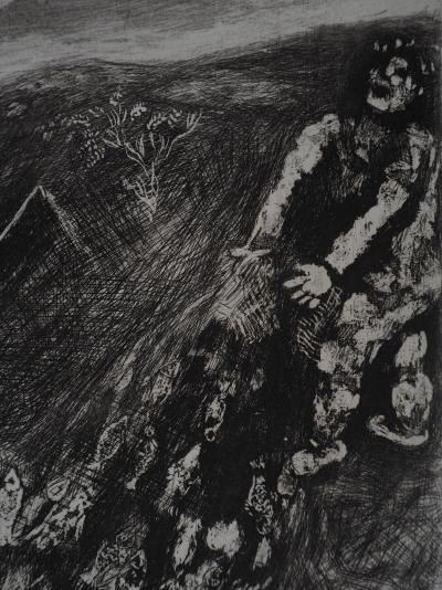 Marc CHAGALL : Marins, La pêche au filet, Gravure originale signée 2