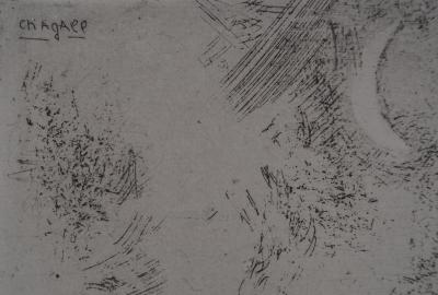 Marc CHAGALL : Les deux chèvres, Gravure originale signée 2