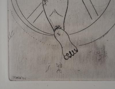 Marc CHAGALL : Le cocher qui a perdu son chemin, Gravure originale signée 2