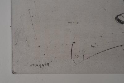 Marc CHAGALL : La présentation du nouveau chef, Gravure originale signée 2