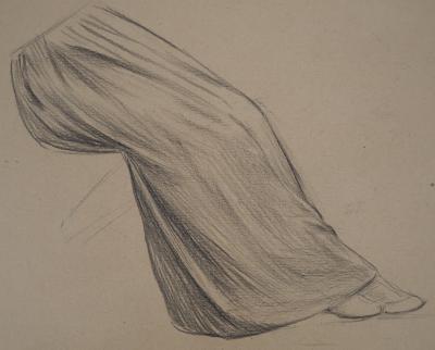 Léopold Franz KOWALSKI: Jupe longue, dessin original 2