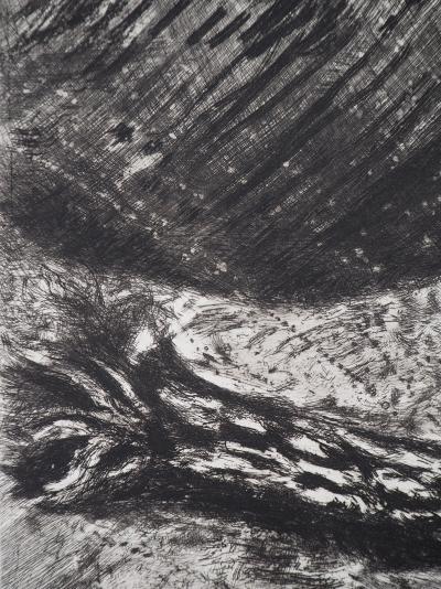 Marc CHAGALL : Le chêne et le roseau, Gravure originale signée 2