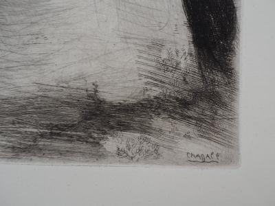 Marc CHAGALL : Le coq et le renard, Gravure originale signée 2