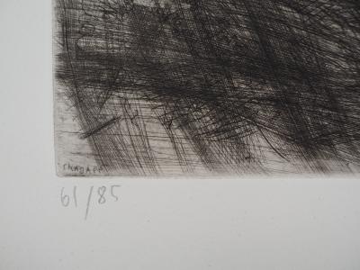 Marc CHAGALL : La chevauchée, Gravure originale signée 2