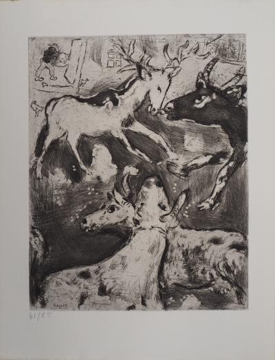 Marc CHAGALL : L'œil du Maître, Gravure originale signée 2