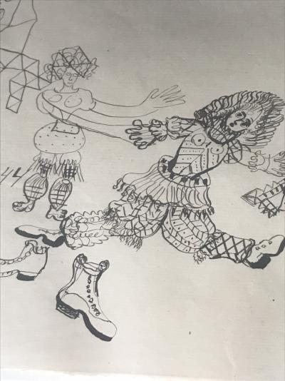 Marc Chagall - Venir voir à Carnot, 35-40 - Encre sur papier 2