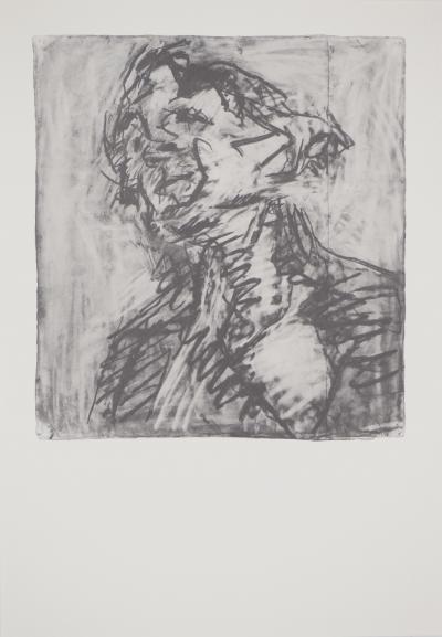 Frank Auerbach: Portrait of JYM, Heliogravure 2