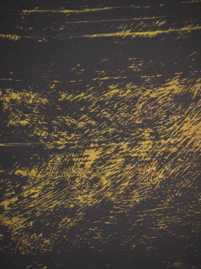 Frédéric BENRATH : Le petit mur jaune à contre-jour, Héliogravure 2