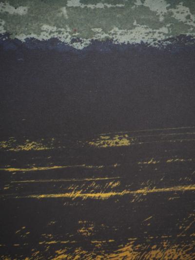 Frédéric BENRATH : Le petit mur jaune à contre-jour, Héliogravure 2