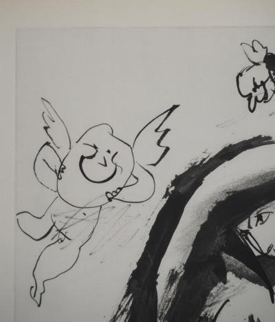 Pablo PICASSO : Comédie Humaine, Le tourment des amours, Héliogravure 2