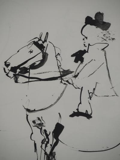 Pablo PICASSO : Comédie Humaine, Le cavalier et son cheval, Héliogravure 2