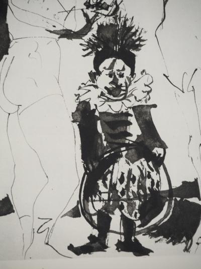 Pablo PICASSO : Comédie Humaine, La domptrice de chevaux, Héliogravure 2