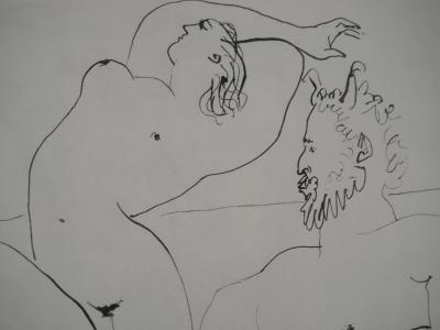Pablo PICASSO: Human Comedy, The dance of the nymphs and the satyr, Heliogravure 2