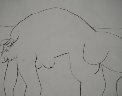 Pablo PICASSO: Human Comedy, The dance of the nymphs and the satyr, Heliogravure 2