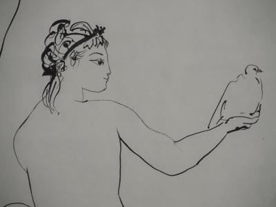 Pablo PICASSO : Comédie Humaine, Le couple de dompteurs, Héliogravure 2