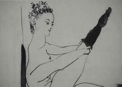 Pablo PICASSO : Comédie Humaine, Le couple de dompteurs, Héliogravure 2