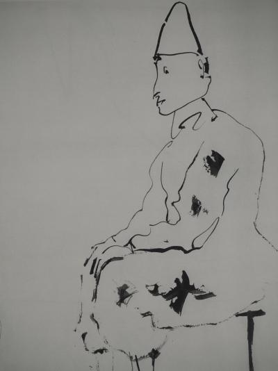 Pablo PICASSO : Comédie Humaine, Le numéro de cirque au petit chien, Héliogravure 2
