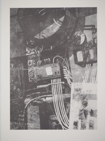 Martina ALT-SCHAFER : Installation électrique, le grand tambour, Héliogravure 2