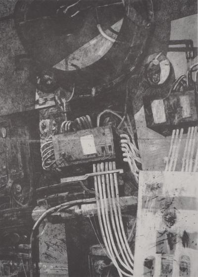 Martina ALT-SCHAFER : Installation électrique, le grand tambour, Héliogravure 2