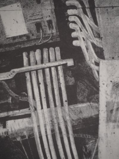 Martina ALT-SCHAFER : Installation électrique, le grand tambour, Héliogravure 2