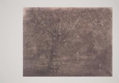 Gérard BARTHELEMY : Paysage avec petite fille, Héliogravure 2