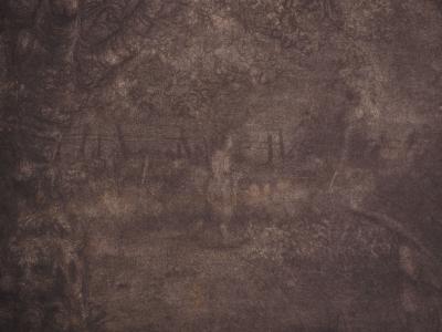 Gérard BARTHELEMY : Paysage avec petite fille, Héliogravure 2