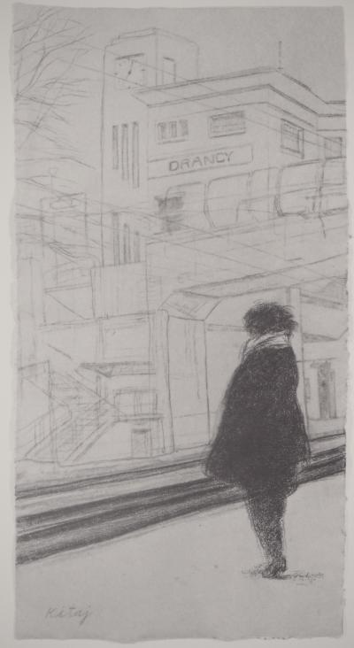Ronald KITAJ : Souvenir, Anne à Drancy, Héliogravure signée dans la planche 2
