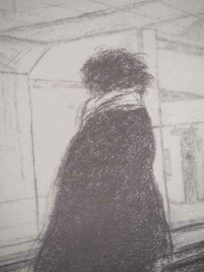 Ronald KITAJ : Souvenir, Anne à Drancy, Héliogravure signée dans la planche 2