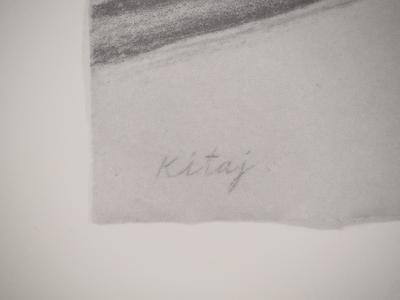 Ronald KITAJ : Souvenir, Anne à Drancy, Héliogravure signée dans la planche 2
