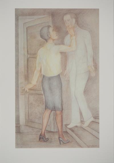 Pierre KLOSSOWSKI : Roberta et Vittorio, Héliogravure signée 2