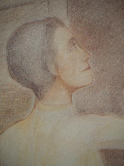 Pierre KLOSSOWSKI : Roberta et Vittorio, Héliogravure signée 2