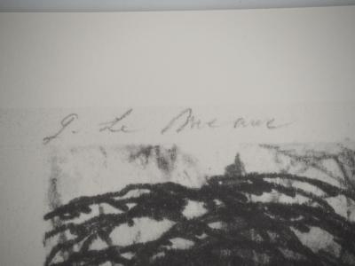 Guy LE MEAUX : Portrait de Blaise, Héliogravure signée dans la planche 2