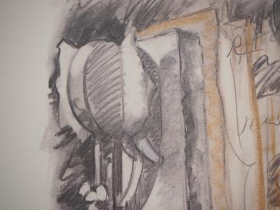 Claes OLDENBURG : Etude pour la librairie anthropique, Héliogravure signée 2