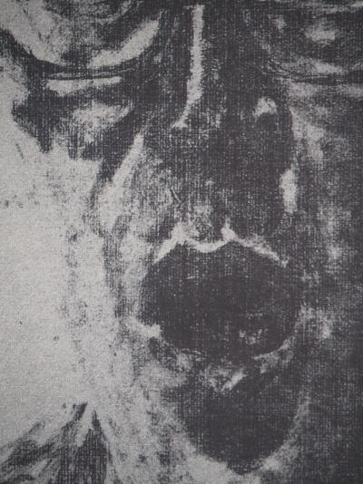 Avigdor ARIKHA: Astonished self-portrait, Heliogravure 2