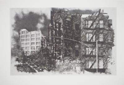 Lorenzo VESPIGNANI : New-York, Bronx-Prospect Avenue, Héliogravure 2