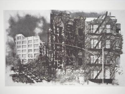 Lorenzo VESPIGNANI : New-York, Bronx-Prospect Avenue, Héliogravure 2