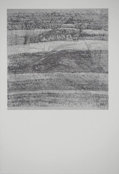 François BEALU : Paysage de plaine, Héliogravure 2