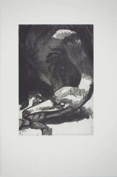 Guillermo ROUX : Le vautour, Héliogravure 2